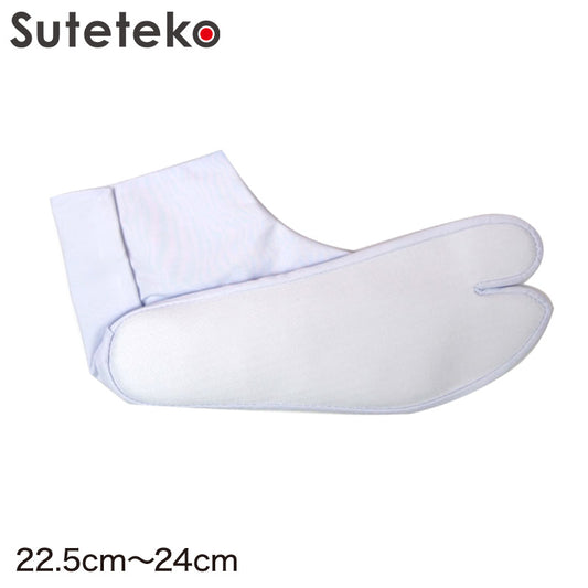 きねや足袋 テトロンブロード足袋 女性用 22.5cm～24.5cm 足袋 白 レディース