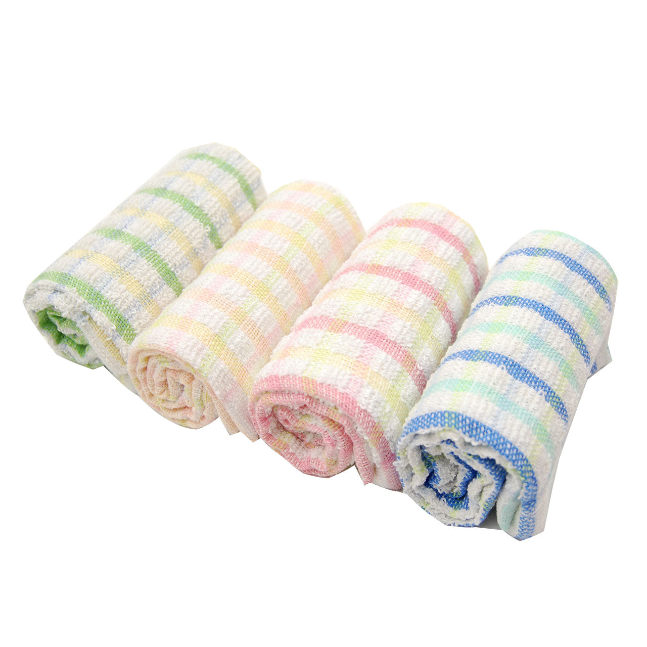 キッチンタオル パイル地 おしぼりタオル 布巾 キッチン 6枚組 約28cm×38cm (食器 食器拭き 食卓拭き 台拭き キッチンタオル ウォッシュタオル 食器を拭くタオル) (在庫限り)