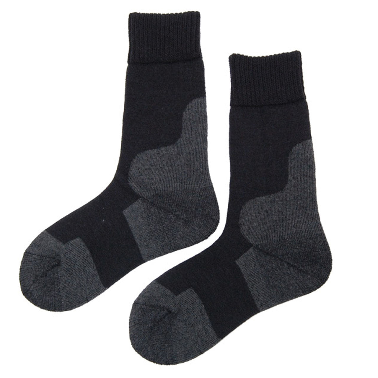 ワシオ 健康爽快 ポカポカソックス 発熱 靴下 暖かい あったか 冬 レディース メンズ 22-24cm・25-27cm 防寒 厚手 裏起毛 ソックス くつ下 保温 冷えとり 締め付けない ゆったり