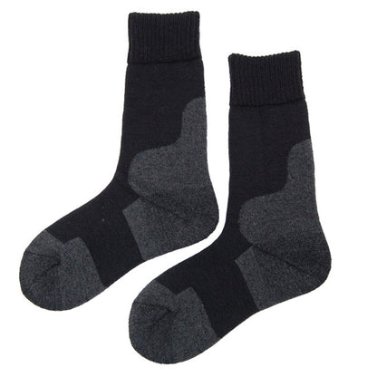 ワシオ 健康爽快 ポカポカソックス 発熱 靴下 暖かい あったか 冬 レディース メンズ 22-24cm・25-27cm 防寒 厚手 裏起毛 ソックス くつ下 保温 冷えとり 締め付けない ゆったり