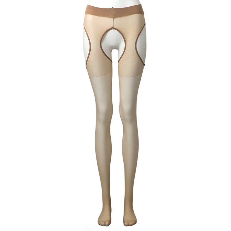 ストッキング パンティ部レス サスペンダーストッキング ムレにくい M-L L-LL レディース 抗菌防臭加工 つま先補強 ナイロン ポリウレタン パンスト サスペンダータイプ 快適 通勤 オフィス 夏 関東ナイロン