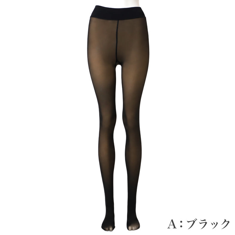 フェイクタイツ レディース 800デニール 裏起毛タイツ ボア裏起毛 厚手 M-L・L-LL タイツ ストッキング風 フェイクストッキング 素肌感 透け感 あったかタイツ 防寒タイツ 冬用 寒さ対策 足先薄地 つま先薄手 ストッキングみたいなタイツ 暖かい