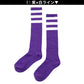 靴下 くつした レディース ライン入り ハイソックス アウトレット 22 23 24 25cm ソックス ライン くつ下 緑 ピンク オレンジ 紫 黒 白 水色 グレー 赤 青 ブルー カラフル カラー (在庫限り)
