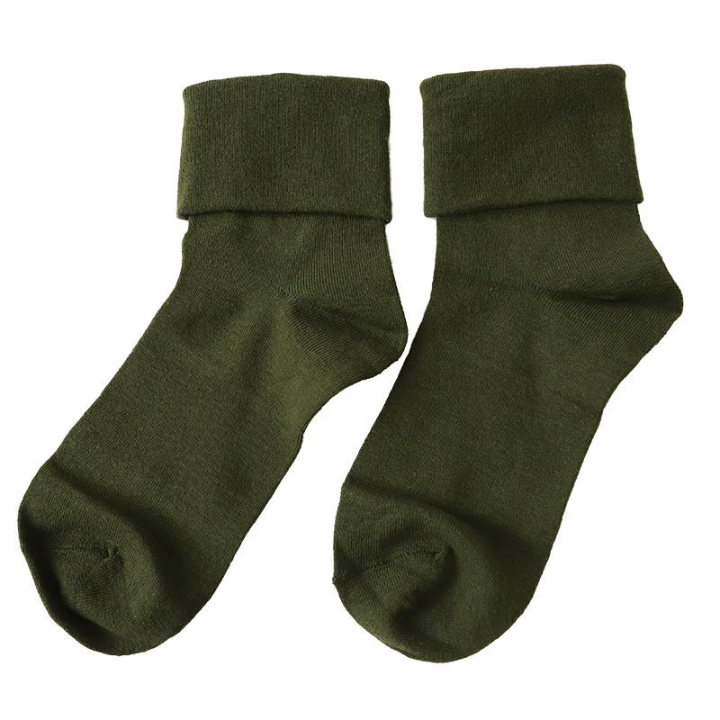 靴下 くつ下 レディース 婦人 カラーソックス SUZANHENGRI 折り返し 22 23 24 25 cm アウトレット ショートソックス くつ下 カラバリ カラー 緑 青 水色 白 茶色 黄色 ピンク ネイビー オレンジ 黒 グレー 黄緑 カーキ 蛍光色 (在庫限り)