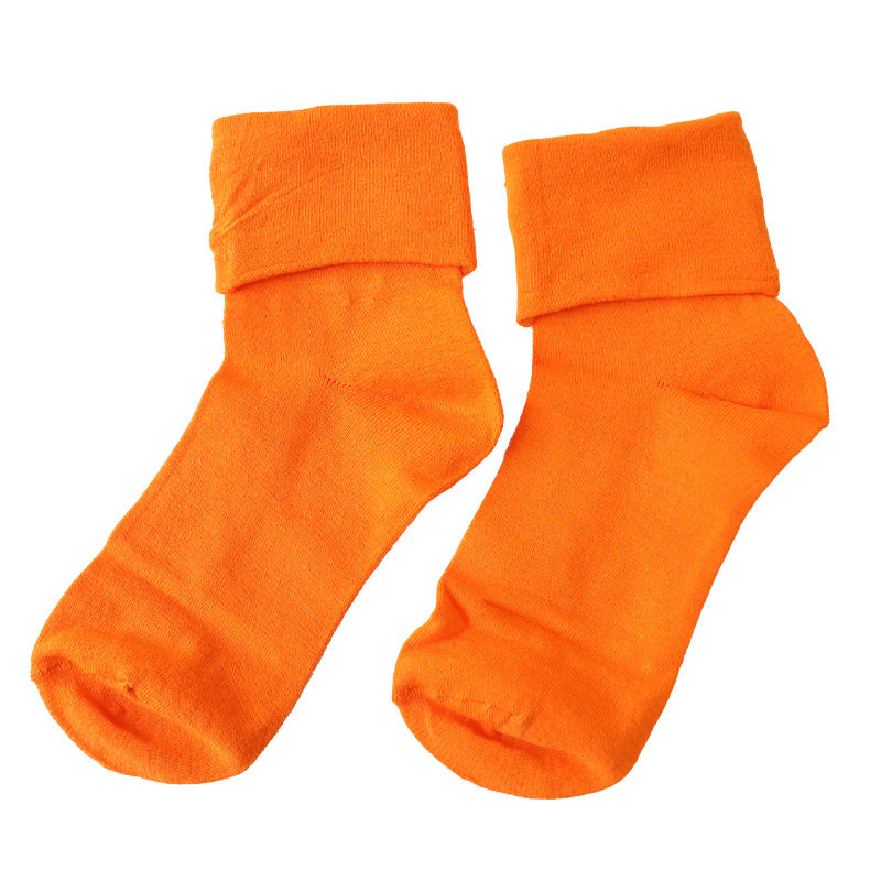 靴下 くつ下 レディース 婦人 カラーソックス SUZANHENGRI 折り返し 22 23 24 25 cm アウトレット ショートソックス くつ下 カラバリ カラー 緑 青 水色 白 茶色 黄色 ピンク ネイビー オレンジ 黒 グレー 黄緑 カーキ 蛍光色 (在庫限り)