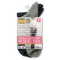 アツギ  WORK-Fit 婦人 プレーン ロークルー丈ソックス 3足組 22-24cm・24-26cm (レディース 女性 ワークフィット workfit ソックス 靴下 くつ下 くつした シンプル) (在庫限り)
