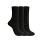 アツギ WORK-Fit 婦人 ジャストクルー丈 ソックス 3足組 22-24cm・24-26cm レディース 靴下 無地 女性 通勤 ビジネス リブソックス くつ下 くつした シンプル