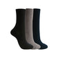 アツギ WORK-Fit 婦人 ジャストクルー丈 ソックス 3足組 22-24cm・24-26cm レディース 靴下 無地 女性 通勤 ビジネス リブソックス くつ下 くつした シンプル