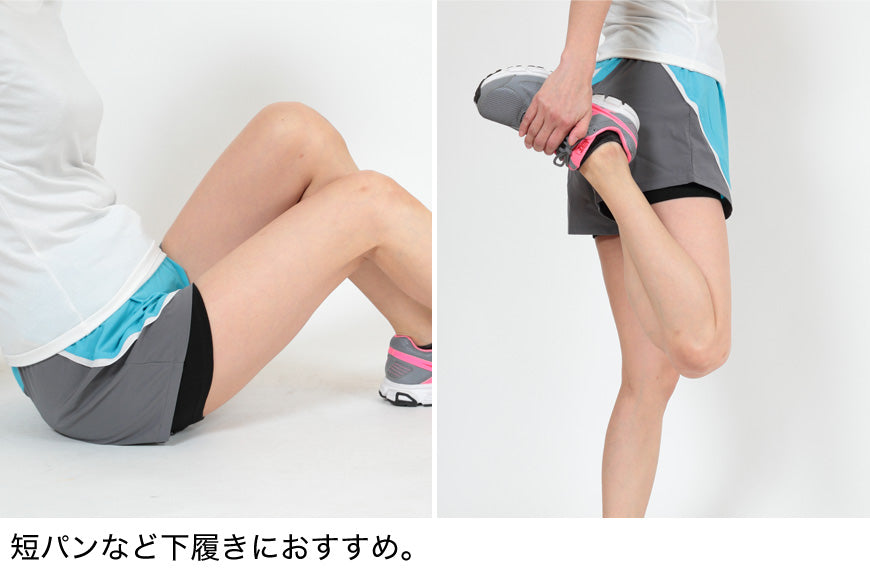 スパッツ 1分丈 綿 M-L～5L (レギンス 大きいサイズ 3l