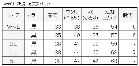 スパッツ 1分丈 綿 M-L～5L (レギンス 大きいサイズ 3l レディース スポーツ インナー 黒 中学生 高校生)