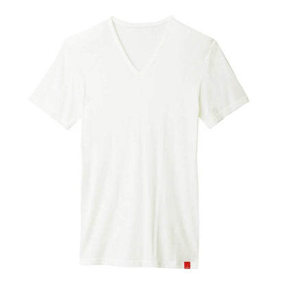 グンゼ 半袖 インナー メンズ あったか vネック M～LL V首 ホットマジック 下着 暖かい 秋冬 男 tシャツ 薄手 防寒 冷え対策 大きいサイズ 肌着 紳士 アンダーウェア