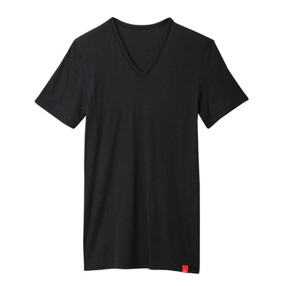グンゼ 半袖 インナー メンズ あったか vネック M～LL V首 ホットマジック 下着 暖かい 秋冬 男 tシャツ 薄手 防寒 冷え対策 大きいサイズ 肌着 紳士 アンダーウェア (在庫限り)