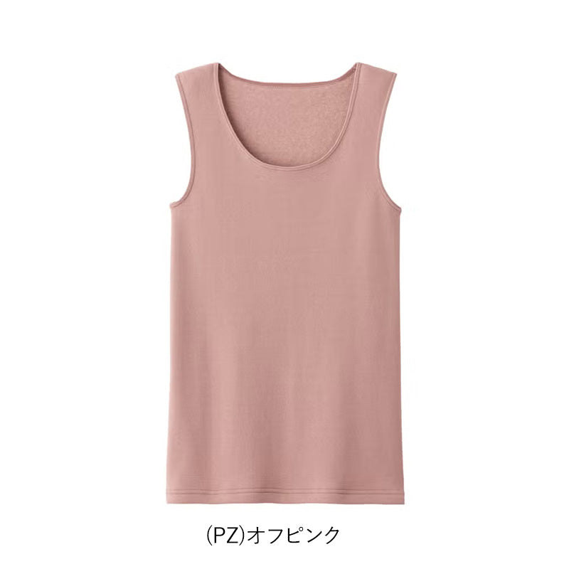 グンゼ インナー タンクトップ レディース 冬 裏起毛 厚手 あったか M L ノースリーブ シャツ あったかインナー 下着 肌着 防寒 暖かい 伸びる ストレッチ アンダーウェア ホットマジック