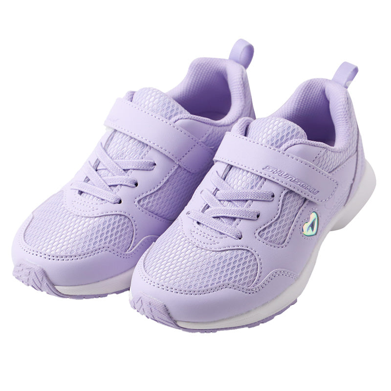 瞬足 女の子 スニーカー レモンパイ スクール シューズ 2E 19cm 20cm 21cm 21.5cm 22cm 22.5cm 23cm 23.5cm 24cm 外履き アキレス 学校 中学校 ジュニア 子供 靴 学用品 通学 スクールシューズ くつ 学校 スクール シンプル 無地 単色