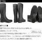レディース レインブーツ 長靴 雨靴 やわらかい 軽い 23cm～25cm (レインシューズ ロング 普段使い シンプル カジュアル 通学 雨具 レイングッズ 婦人 女性 23.5cm 24cm 24.5cm) (取寄せ)
