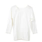 満足 綿100% インナー 長袖 レディース 8分袖シャツ M～LL 下着 コットン 綿 保湿 白 黒 無地 女性 婦人 肌着 8分袖 シンプル 福助