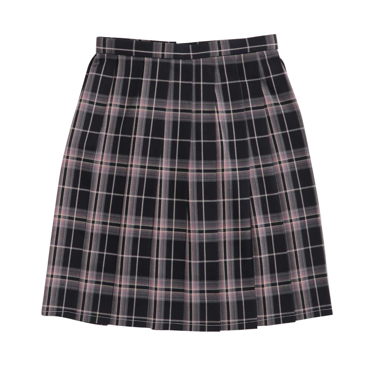 制服 スカート チェック柄 プリーツスカート スクールスカート M・L 