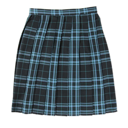 制服 スカート チェック柄 プリーツスカート スクールスカート M・L MICHELKLEIN 女子 高校生 中学生 学生服 おしゃれ (送料無料) (在庫限り)