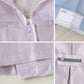 レインコート キッズ ランドセル対応 女の子 カッパ 子供 PINK latte 140 150 160 子ども 子供用 雨具 お名前 通学 かわいい おしゃれ 小学校 小学生 ピンク 紺 紫 水色
