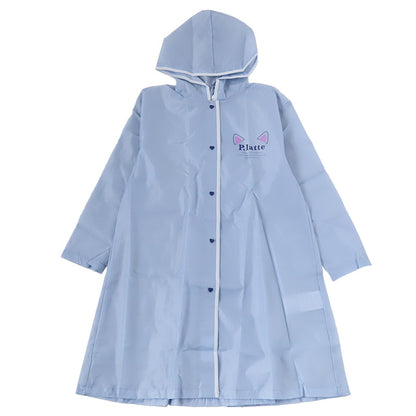 レインコート キッズ ランドセル対応 女の子 カッパ 子供 PINK latte 140 150 160 子ども 子供用 雨具 お名前 通学 かわいい おしゃれ 小学校 小学生 ピンク 紺 紫 水色