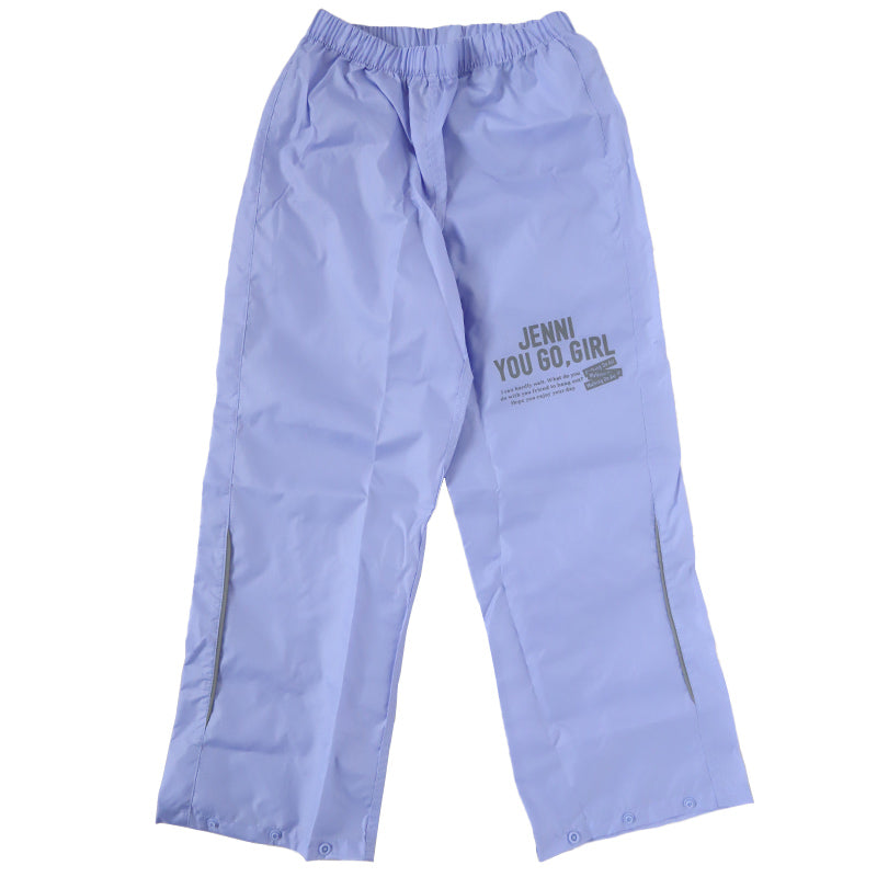 レインパンツ キッズ 子供 合羽 女子 女の子 女児 かわいい 130cm 140cm 150cm カッパ レインコート パンツ ジュニア 撥水 はっ水 おしゃれ お名前 携帯 通学 雨具 小学校 反射材