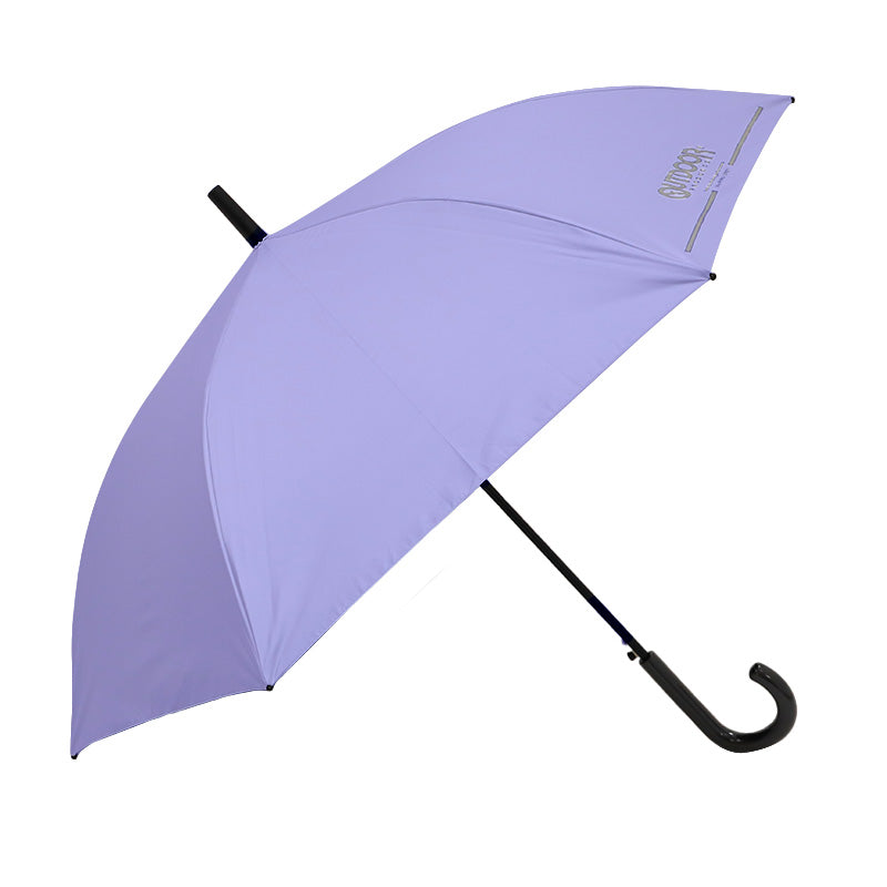 傘 子供 晴雨兼用 キッズ 長傘 日傘 雨傘 UVカット UPF50+ 男の子 女の子 OUTDOOR アウトドア 58cm 無地 軽量 耐風骨 反射付き 安全設計 通学 通園 小学生 こども傘 紫外線対策 シンプル おしゃれ かわいい 名前タグ付き