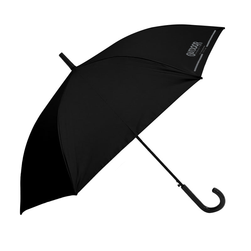 傘 子供 晴雨兼用 キッズ 長傘 日傘 雨傘 UVカット UPF50+ 男の子 女の子 OUTDOOR アウトドア 58cm 無地 軽量 耐風骨 反射付き 安全設計 通学 通園 小学生 こども傘 紫外線対策 シンプル おしゃれ かわいい 名前タグ付き