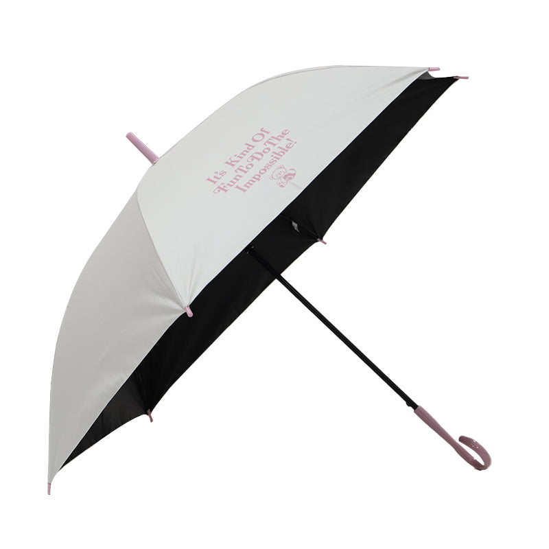 傘 子供 女の子 キッズ 長傘 晴雨兼用 日傘 雨傘 UVカット UPF50+ 58cm かわいい クマ柄 Lovetoxic ラブトキシック 軽量 ワンタッチ おしゃれ 小学生 通学 通園 ジュニア こども傘 紫外線対策 無地 ガールズ 名前タグ付き