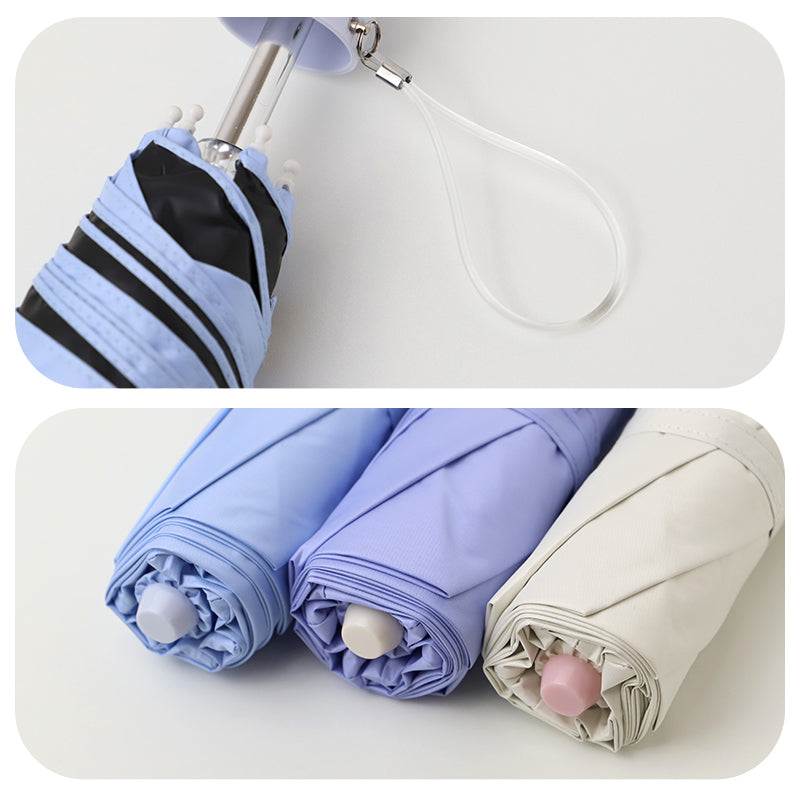 折りたたみ傘 55cm 女の子 晴雨兼用傘 Lovetoxic キッズ 子供 日傘 雨傘 UVカット UPF50+ 55cm 紫外線対策 安全ろくろ 名前欄付き くま刺繍 小学生 オフホワイト ブルー パープル お名前記入欄 かわいい おしゃれ 軽い 持ち運び コンパクト