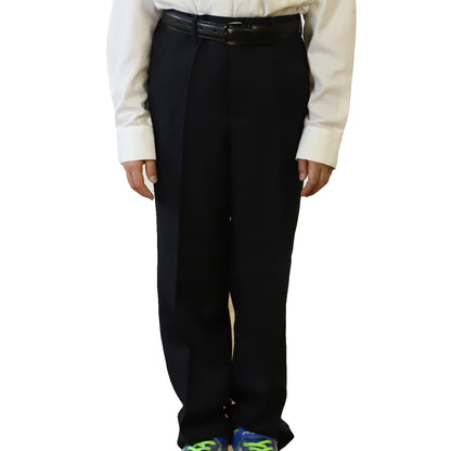 キッズ スラックス 男子 制服 ズボン 無地 柄 130cm～170cm 子供 入学 お受験 慶事 学校用 スクール 130 140 150 160 170 男児 子供服 フォーマル 長ズボン