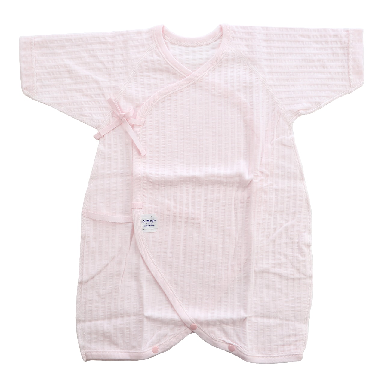 新生児 肌着 日本製 コンビ肌着 綿100% ラモルフェ肌着 50-60cm 半袖 コットン 男の子 女の子 出産準備 出産祝い ベビー 赤ちゃん 下着 ギフト プレゼント 敏感肌