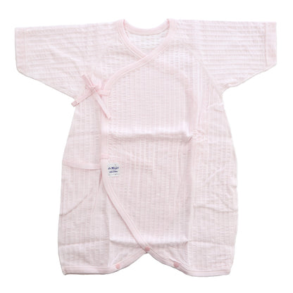 新生児 肌着 日本製 コンビ肌着 綿100% ラモルフェ肌着 50-60cm 半袖 コットン 男の子 女の子 出産準備 出産祝い ベビー 赤ちゃん 下着 ギフト プレゼント 敏感肌