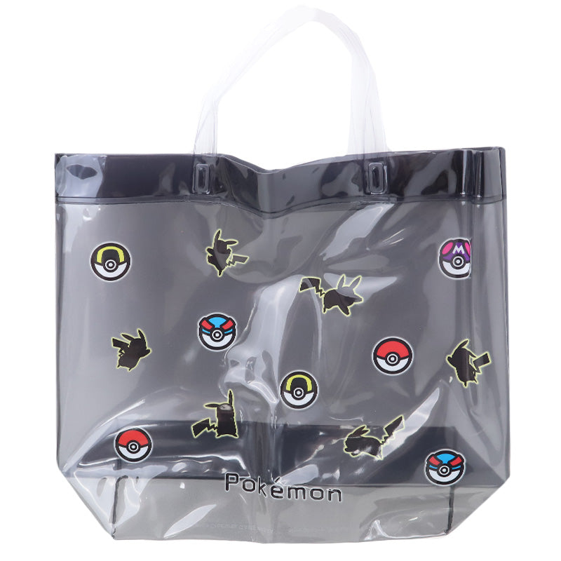 プールバッグ ポケモン キッズ ビーチバッグ 子供 トート 手提げ ポケットモンスター 半透明 塩化ビニル 水泳バッグ 水泳かばん スイムバッグ 約36×29×10cm 通園 通学 小学生 幼稚園 保育園