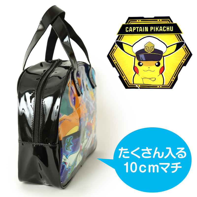 ポケットモンスター プールバッグ 手提げバッグ ポケモン ピカチュウ ニャオハ 約32×23×10cm スイムバッグ ボストンバッグ 子供 水泳 水着入れ スポーツ サブバッグ ボストン (在庫限り)