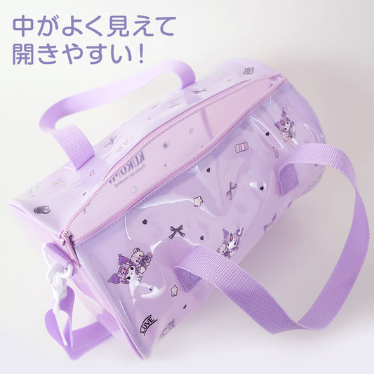 水泳バッグ ショルダー サンリオ プールバッグ クロミ シナモロール 約31×20.5×20.5cm スイムバッグ ドラムバッグ 子供 水泳 水着入れ スポーツ サブバッグ ロールボストン (在庫限り)