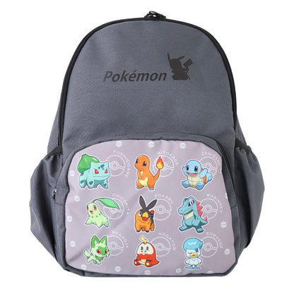 ポケットモンスター リュック ポケモン レディース キッズ 子供 大人 リュックサック ポリエステル 肩ひも調節 背中ポケット 通園 通学 遠足 学童 お出かけ 約22×33×13cm 旅行 小学生 中学生 女の子 男の子 (送料無料)