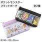 ポーチ フラットポーチ ポケモン キャラクター 約190×120×20mm 小物入れ ポーチ おしゃれ コスメ入れ 化粧ポーチ ペン入れ ペンケース 文房具 ミニ財布 小銭入れ 収納 持ち運び 男の子 女の子 プレゼント (在庫限り)