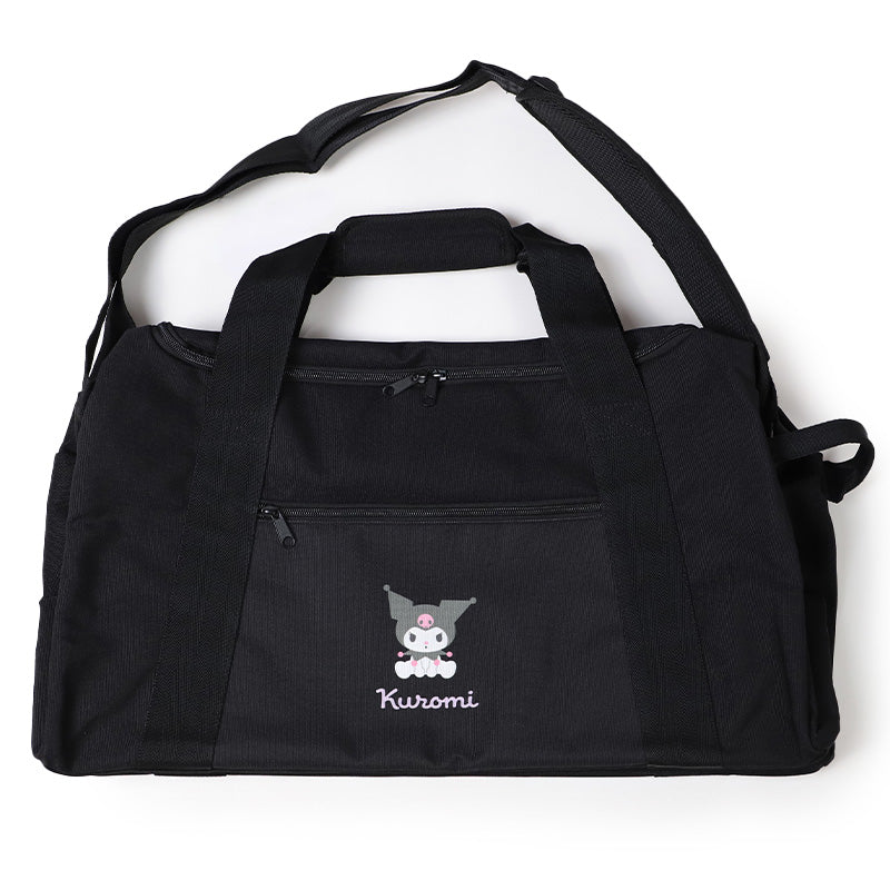 ボストンバッグ キティ マイメロディー クロミ シナモロール 約54×32×25cm バッグ バック 修学旅行 お泊り 学生 大容量 黒 大きい カバン スクール サブバッグ スタイリストバッグ