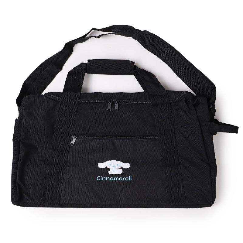 ボストンバッグ キティ マイメロディー クロミ シナモロール 約54×32×25cm バッグ バック 修学旅行 お泊り 学生 大容量 黒 大きい カバン スクール サブバッグ スタイリストバッグ