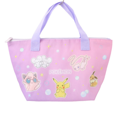 保冷 トートバッグ キッズ 保冷バッグ ランチバッグ キャラクター ポケモン 子供 お弁当バッグ ポリエステル アルミ メッシュポケット 手提げ 通園 通学 約31×18×13cm 保育園 幼稚園 小学校 夏場