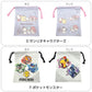 キャラクター 巾着袋 コップ袋 コップ入れ 給食袋 小物入れ 綿100% 約18×22cm コットン かわいい キャラクター ポケモン キティ スヌーピー 子供 キッズ 男の子 女の子 園児 小学生 保育園 幼稚園 小学校 入園準備 入学準備 歯ブラシ入れ