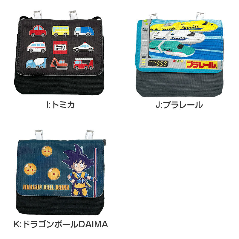 移動ポケット 2WAY ショルダー付き キャラクター クリップポケット ポケットポーチ ポシェット 約15×12cm キッズ 子供 ハンカチ入れ ティッシュ入れ 通園 通学 保育園 幼稚園 小学校 入園準備 入学準備 サンリオキャラクターズ キティ ポケモン
