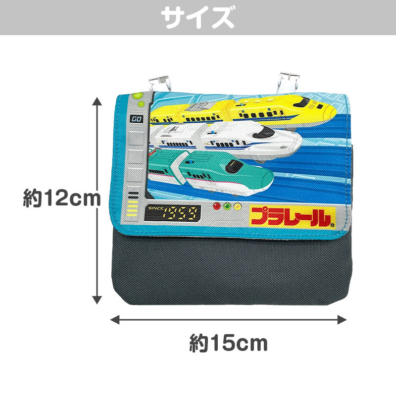 移動ポケット 2WAY ショルダー付き キャラクター クリップポケット ポケットポーチ ポシェット 約15×12cm キッズ 子供 ハンカチ入れ ティッシュ入れ 通園 通学 保育園 幼稚園 小学校 入園準備 入学準備 サンリオキャラクターズ キティ ポケモン