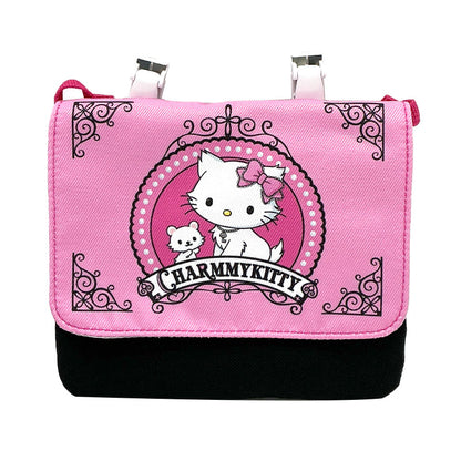 移動ポケット 2WAY ショルダー付き キャラクター クリップポケット ポケットポーチ ポシェット 約15×12cm キッズ 子供 ハンカチ入れ ティッシュ入れ 通園 通学 保育園 幼稚園 小学校 入園準備 入学準備 サンリオキャラクターズ キティ ポケモン