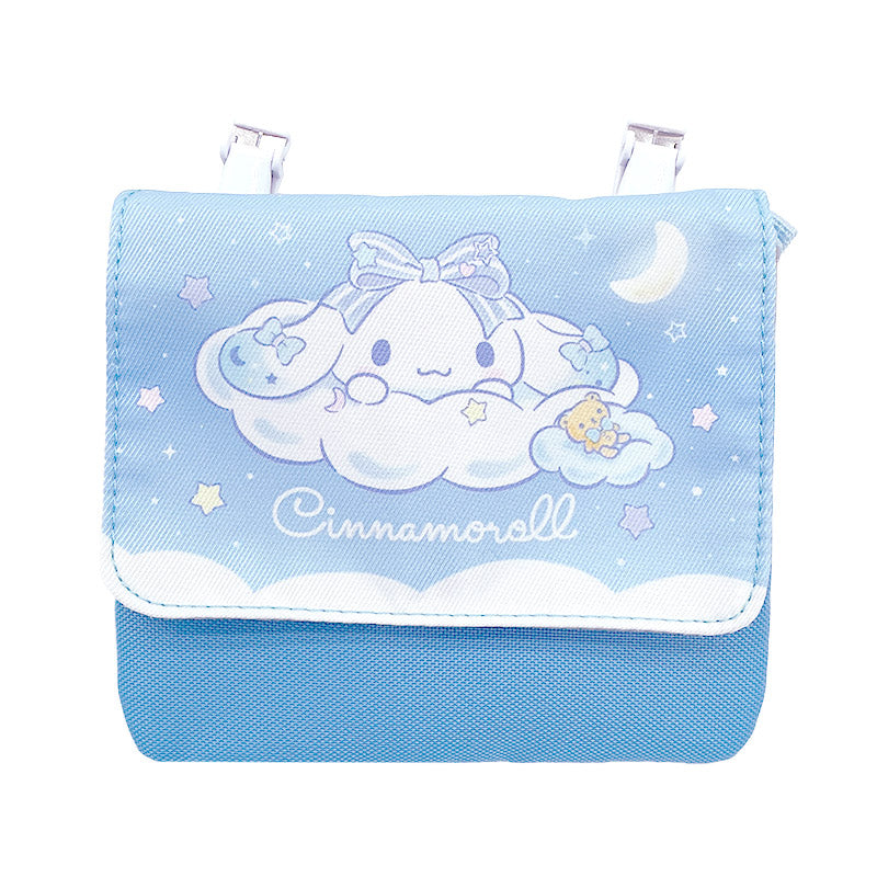 移動ポケット 2WAY ショルダー付き キャラクター クリップポケット ポケットポーチ ポシェット 約15×12cm キッズ 子供 ハンカチ入れ ティッシュ入れ 通園 通学 保育園 幼稚園 小学校 入園準備 入学準備 サンリオキャラクターズ キティ ポケモン