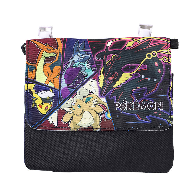 移動ポケット 2WAY ショルダー付き キャラクター クリップポケット ポケットポーチ ポシェット 約15×12cm キッズ 子供 ハンカチ入れ ティッシュ入れ 通園 通学 保育園 幼稚園 小学校 入園準備 入学準備 サンリオキャラクターズ キティ ポケモン