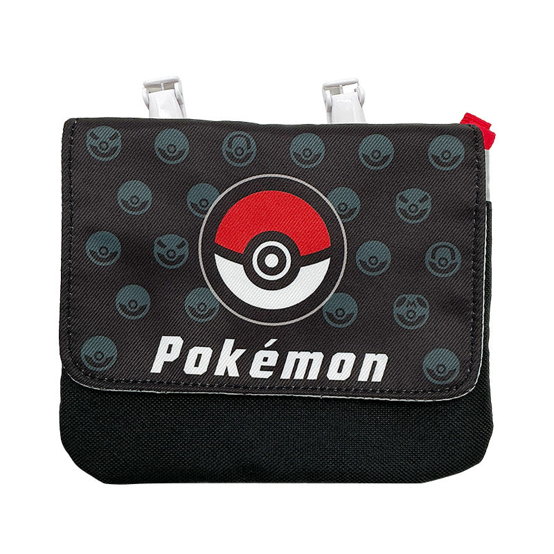 移動ポケット 2WAY ショルダー付き キャラクター クリップポケット ポケットポーチ ポシェット 約15×12cm キッズ 子供 ハンカチ入れ ティッシュ入れ 通園 通学 保育園 幼稚園 小学校 入園準備 入学準備 サンリオキャラクターズ キティ ポケモン