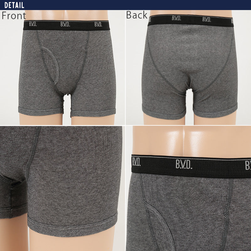 BVD ボクサーパンツ メンズ ボクサーブリーフ 前あき 2枚組 M～LL bvd 下着 パンツ 男性 吸汗 速乾 インナー セット アンダーウェアー 肌着 M L LL