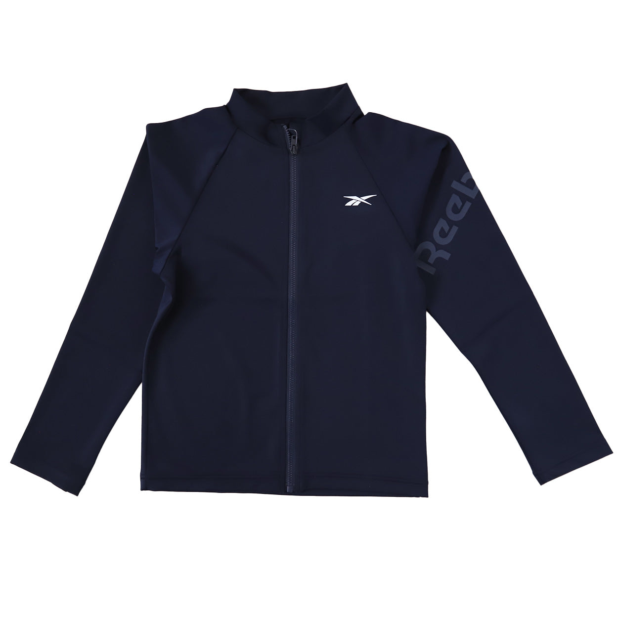 ラッシュガード Reebok　ジュニア 子供用 130～170cm  水着 プール スクール 男子 女子 学校 UVカット 紫外線対策 リーボック 水泳学習 アウトドア 長袖 130 140 150 160  (在庫限り)