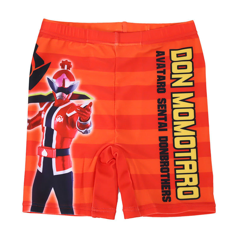 ドンブラザーズ 海水パンツ キッズ 海パン 100cm～120cm 子供 水着 男の子 子ども 100 110 120 戦隊ヒーロー 水泳 プール (在庫限り)